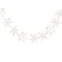 White Glitter Snowflake Garland Hanging Decoration, thumbnail 2 of 3