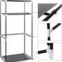 Folding Fabric Wardrobe With Hanging Rail And Organiser, thumbnail 7 of 10