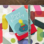 Mini Blue Cat Birthday Card, thumbnail 4 of 5