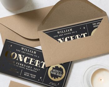 Concert Ticket Gift Surprise, 7 of 9