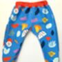 Baby, Toddler Joggers With Inbuilt Socks Under The Sea, thumbnail 4 of 7