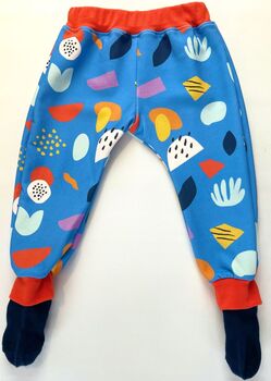 Baby, Toddler Joggers With Inbuilt Socks Under The Sea, 4 of 7