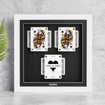 The Perfect Hand Queen And Queen Personalised Gift Frame, 4 of 12