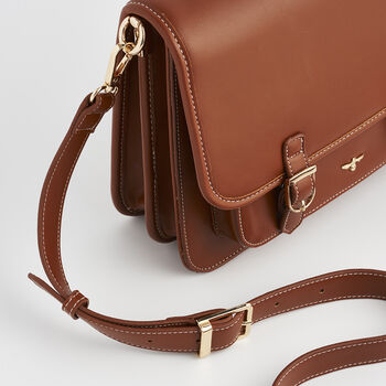 Into The Woods Tan Classic Satchel, 7 of 8