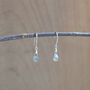 Labradorite Recycled Sterling Silver Earrings, thumbnail 5 of 7