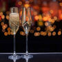 Dartington Gold Celebration Champagne Flutes Pair, thumbnail 2 of 3