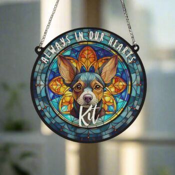 Chihuahua Black Memorial Suncatcher, 4 of 6