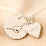Personalised Dinosaur Disc Necklace, thumbnail 7 of 9