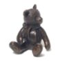 ‘Monty’ Solid Bronze Miniature Teddy Bear In Gift Box, thumbnail 2 of 5