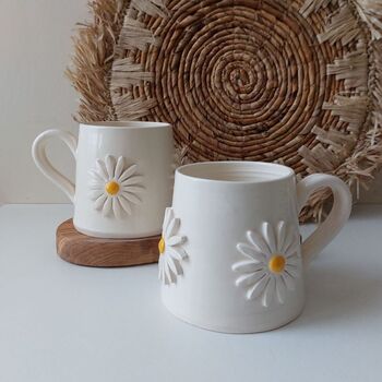Handmade Ceramic Daisy Mug, 11 of 12