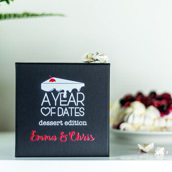 Personalised Box Of Dessert Date Ideas, 4 of 5