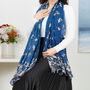Butterfly Flutter Print Scarf, thumbnail 4 of 6