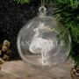 Personalised Glass Christmas Bauble, thumbnail 4 of 4
