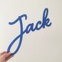 Personalised Black Script Wall Name, thumbnail 6 of 7