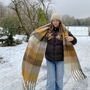 Personalised Super Oversized Check Scarf, thumbnail 2 of 4