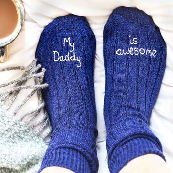 Personalised Men's Walking Or Bed Socks, 2 of 8