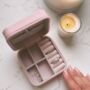 Portable Jewellery Box Light Pink, thumbnail 2 of 11