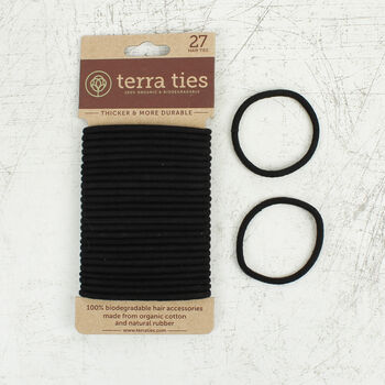 Plastic Free Biodegradable Hair Bands Pack Of 27, 5 of 5