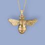 Bumble Bee Necklace In 18ct Gold Plated Sterling Silver, thumbnail 1 of 12