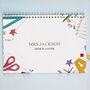 Personalised Teacher A4 Desk Planner, thumbnail 5 of 6