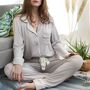Bamboo Soft Comfy Women's Pyjamas Soy Candle Gift Box, thumbnail 3 of 7