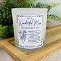 Personalised Mothers Day Wonderful Mum Candle, thumbnail 2 of 12