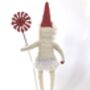 Candy Cane Flower Girl Christmas Tree Decoration, thumbnail 4 of 6