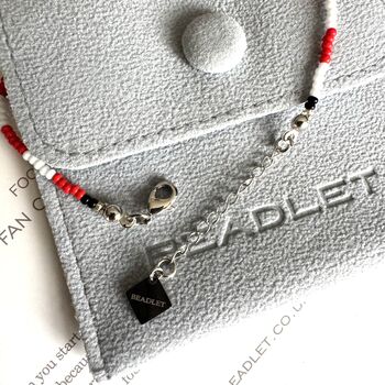 Southampton Fc Fan Bead Bracelet With Charms, 4 of 5