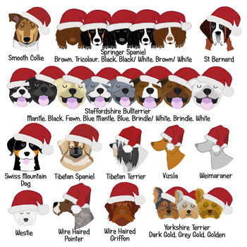 Personalised Dog Christmas Winter Decoration, 8 of 12