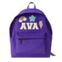 Personalised Kids Backpack With Chenille Letters And Fun Motifs – Custom Nursery And School Bag, thumbnail 7 of 7