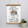 Love Is An Art Unframed Print, thumbnail 2 of 3