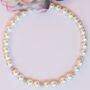 Jackie O Large Crystal Pearl Bridal Necklace, thumbnail 3 of 4