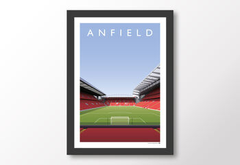 Liverpool Fc Anfield From The Anfield Road Stand Poster, 9 of 9