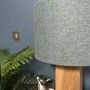 William Morris Strawberry Thief Blue Tweed Lampshade, thumbnail 5 of 9