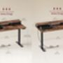 Electric Standing Desk With Power Strip Monitor Stand, thumbnail 2 of 7