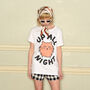 Up All Night Women's Cat Slogan T Shirt, thumbnail 4 of 5
