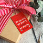 Christmas Gift Rules Gift Tags, thumbnail 1 of 3