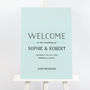 Millie Art Deco Wedding Welcome Sign, thumbnail 5 of 5