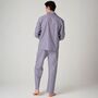 Men's 'Red Pop' Stripe Crisp Cotton Pyjama Set, thumbnail 3 of 4