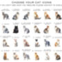 Personalised Birthday Card Cat, thumbnail 2 of 2