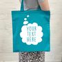 Personalised Thought Bubble Tote Bag, thumbnail 4 of 7