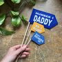 Personalised Daddy Felt Flag Gifts For Dad, thumbnail 5 of 8