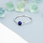 Lapis Lazuli Ring In Sterling Silver, thumbnail 1 of 10