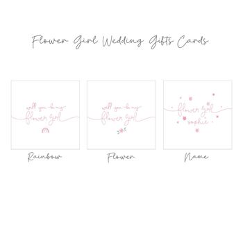 Esme Sterling Silver Necklace Flower Girl Gift Set, 7 of 12