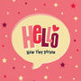 New Baby Card ‘Hello Baby Girl’, thumbnail 4 of 4