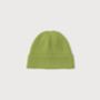 Matcha Green Soft Knit Organic Cotton Beanie Hat, thumbnail 1 of 3