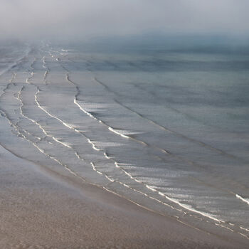 Sea Mist White Framed Beach Print, 6 of 6