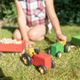 Wooden Tractor And Trailer Toy, thumbnail 5 of 10