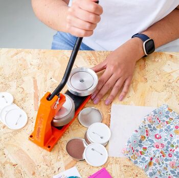 70th Birthday Age Badge, Custom Fabric And Colours, 4 of 5