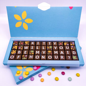 Will You Be My / Our Maid Of Honour? Chocolate Gift Box, 2 of 7